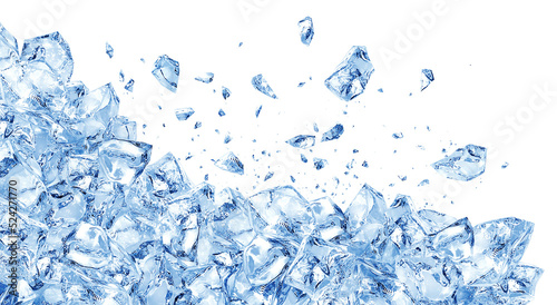 氷 イラスト リアル 背景 割れる