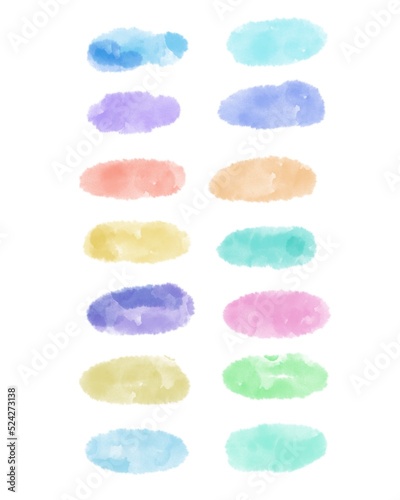 many watercolor backgrounds for design