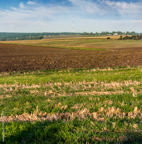 agricultural landscapes, focus on the arable field and various plots of farmers