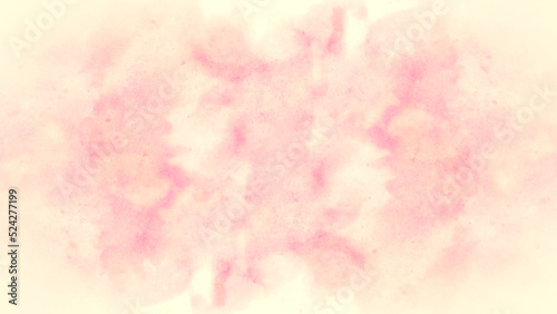 soft orange paper texture. watercolor painting soft textured on wet white paper background. Soft blurred abstract pink roses background. abstract soft pink watercolor background with space