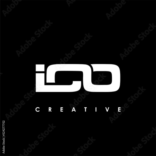 ICO Letter Initial Logo Design Template Vector Illustration