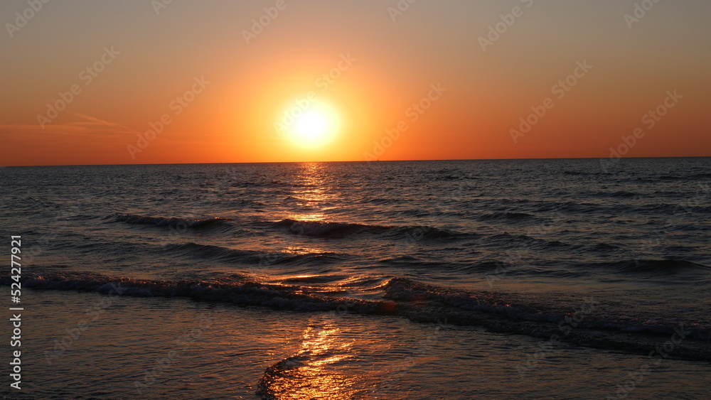 Sunset at the Beach, De Panne