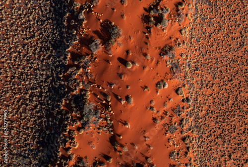 Desert sand dunes in Australia. photo