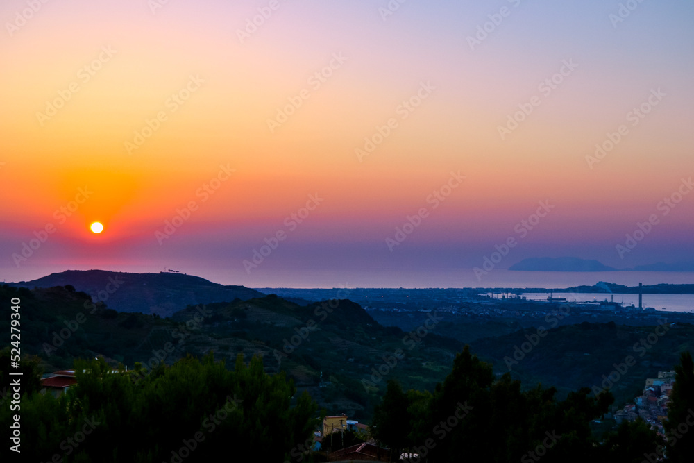 Sunset in Sicily