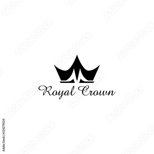 Royal Crown Logo Design Vector © stupic