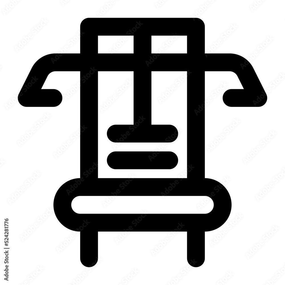 Gym Machine Icon Illustration Gym Machine Icon Illustration
