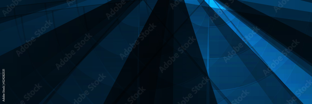 Obraz premium Abstract dark blue background vector