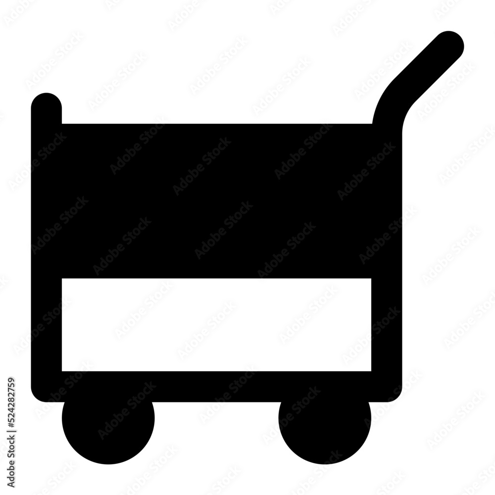 Food Cart Icon Illustration Food Cart Icon Illustration
