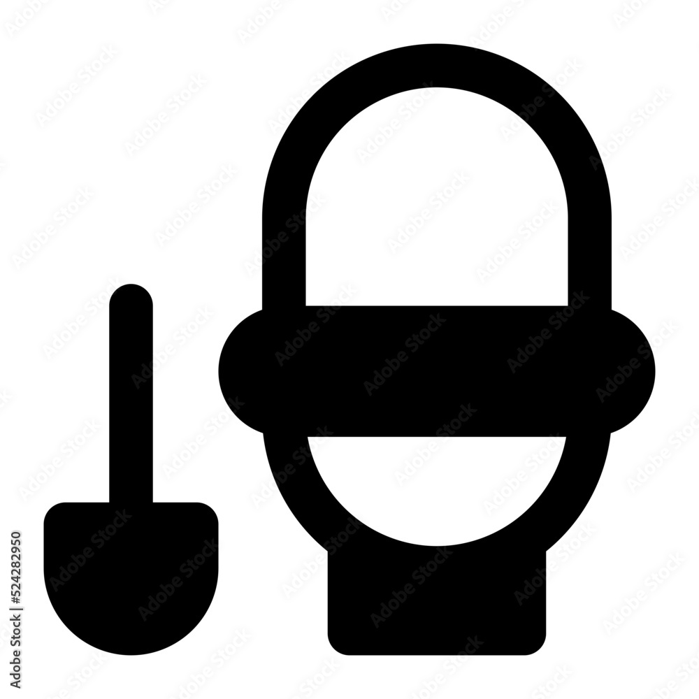 Toilet Icon Illustration Toilet Icon Illustration