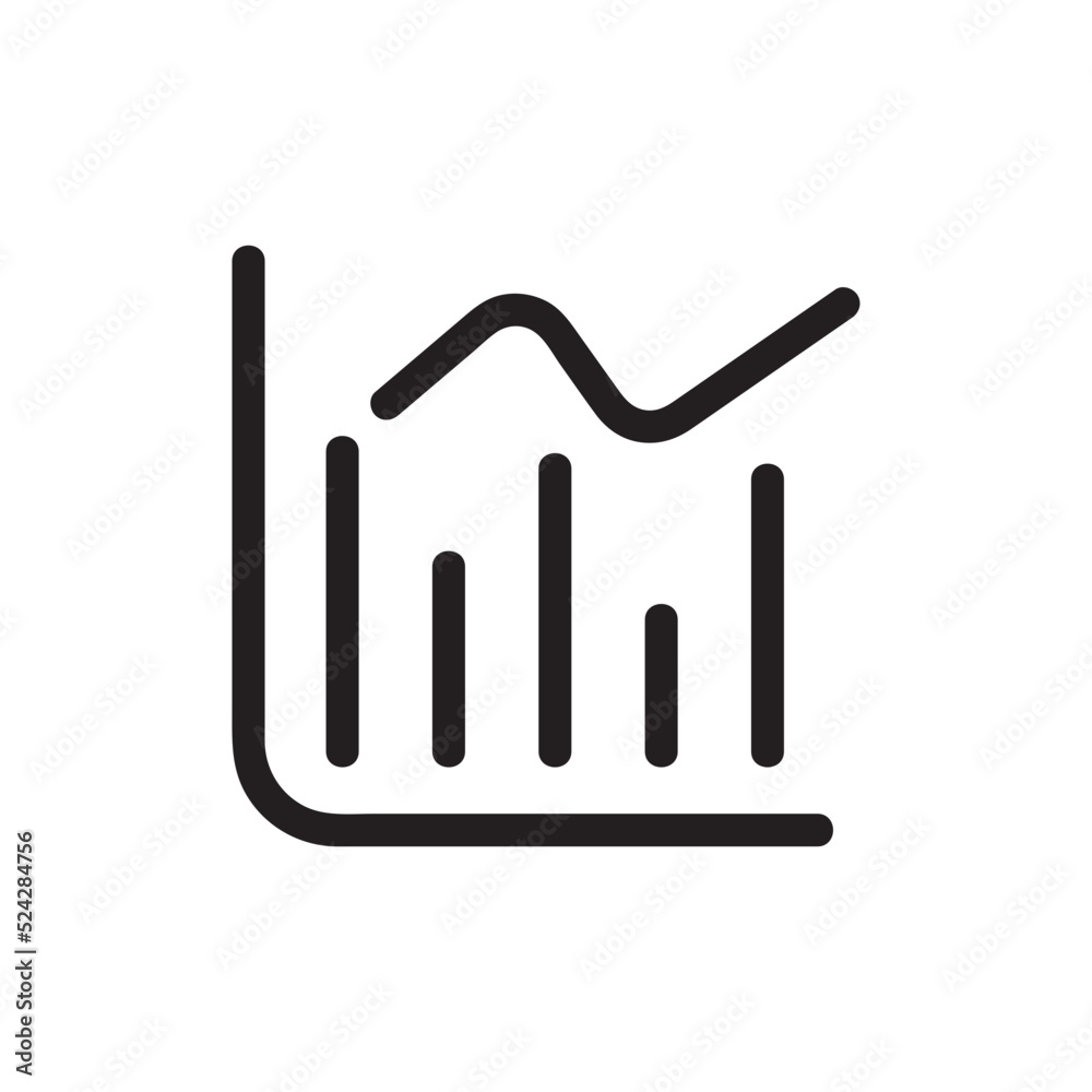 Graph icon. Graph chart icon. Interface icon. UI icon. The user ...