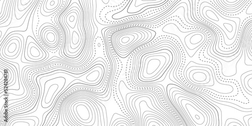 Abstract Black and white abstract background vector, Abstract topographic contours map background .Topographic background and texture, monochrome image. 3D waves. Marble texture with natural pattern .