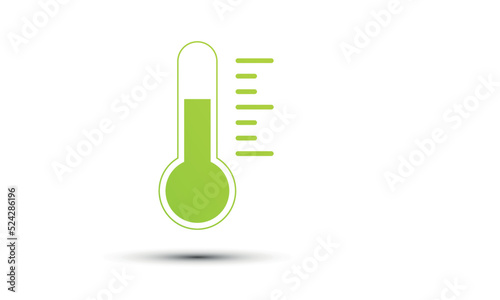 icona, termometro, temperatura, climatizzazione