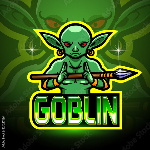 Goblin esport logo mascot design
