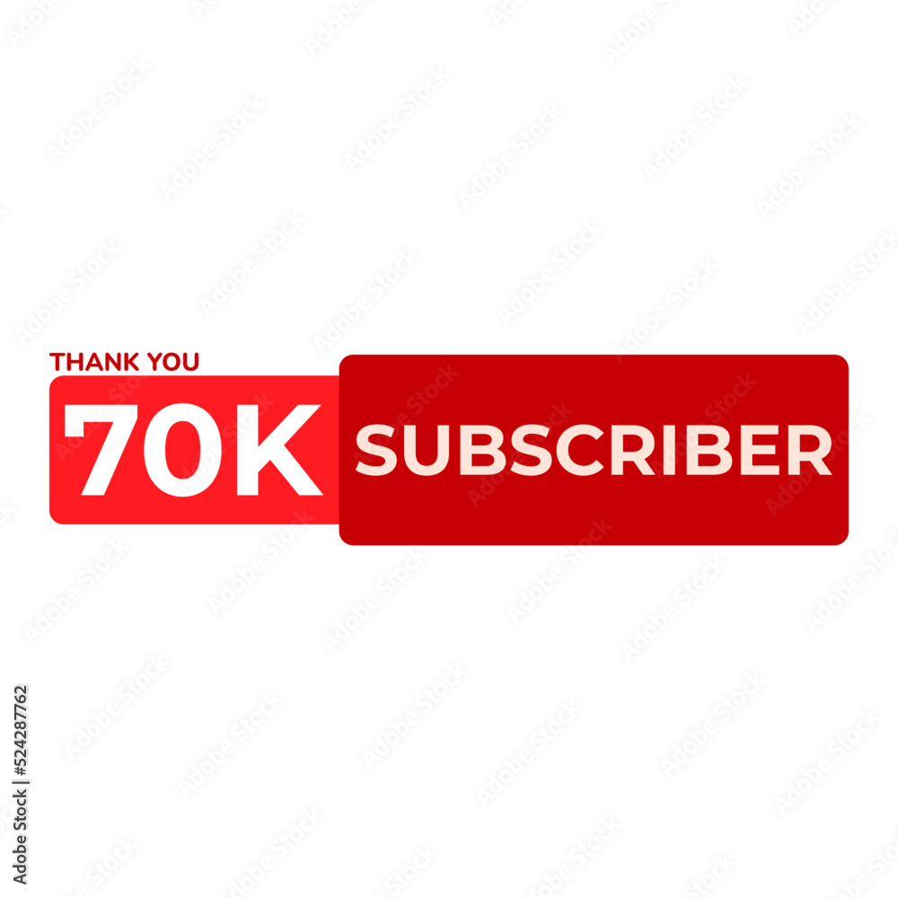 THANK YOU 70K SUBSCRIBER CELEBRATION TEMPLATE DESIGN BANNER ART VECTOR GOOD FOR SOCIAL MEDIA, CARD , POSTER THANK YOU 70K SUBSCRIBER CELEBRATION TEMPLATE DESIGN BANNER ART VECTOR GOOD FOR SOCIAL MEDIA, CARD , POSTER