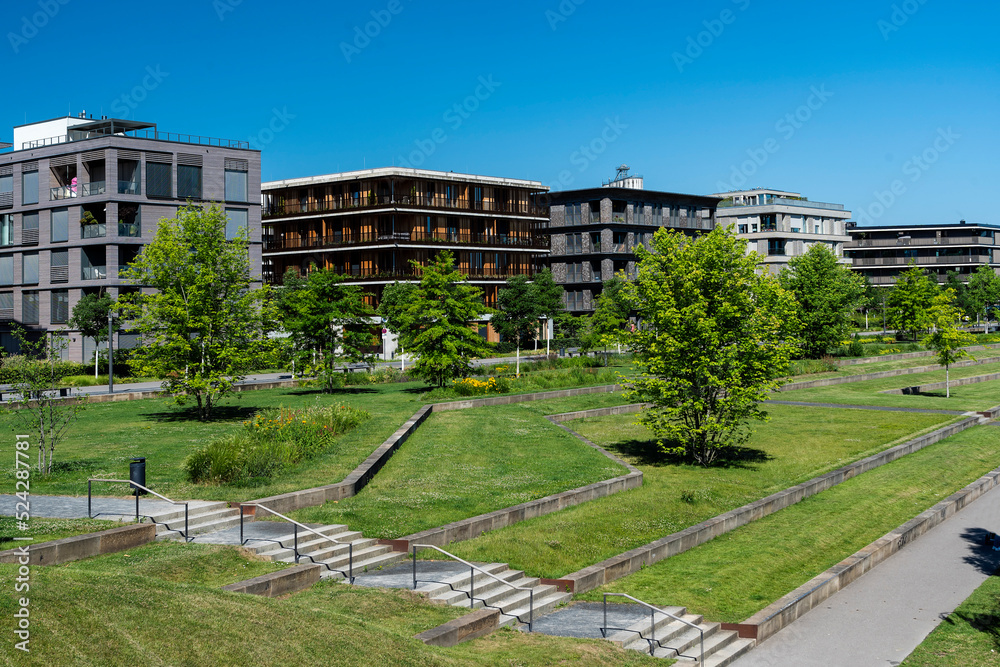 Fototapeta premium Moderne Architektur in Heilbronn
