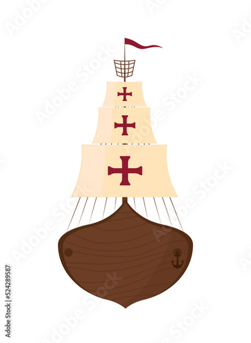 old wooden frigate