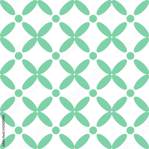 flower dots seamless pattern