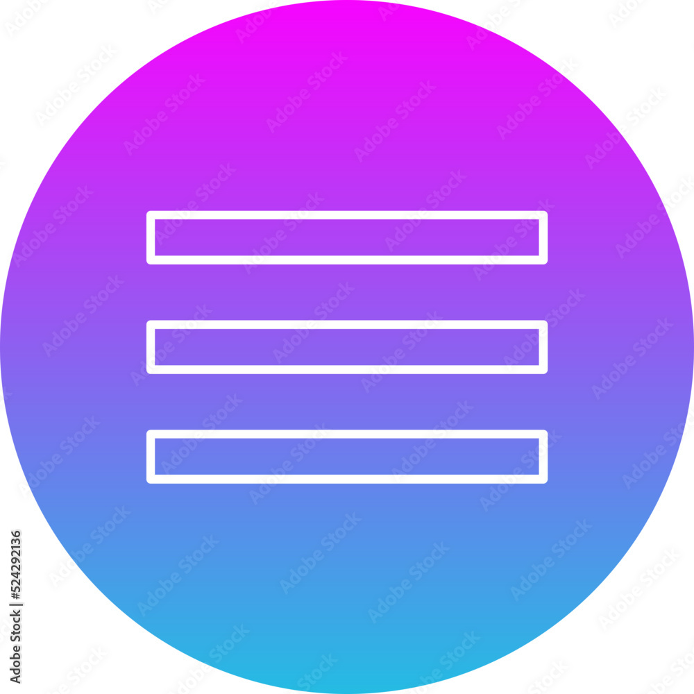 Menu Gradient Circle Line Inverted Icon Menu Gradient Circle Line Inverted Icon