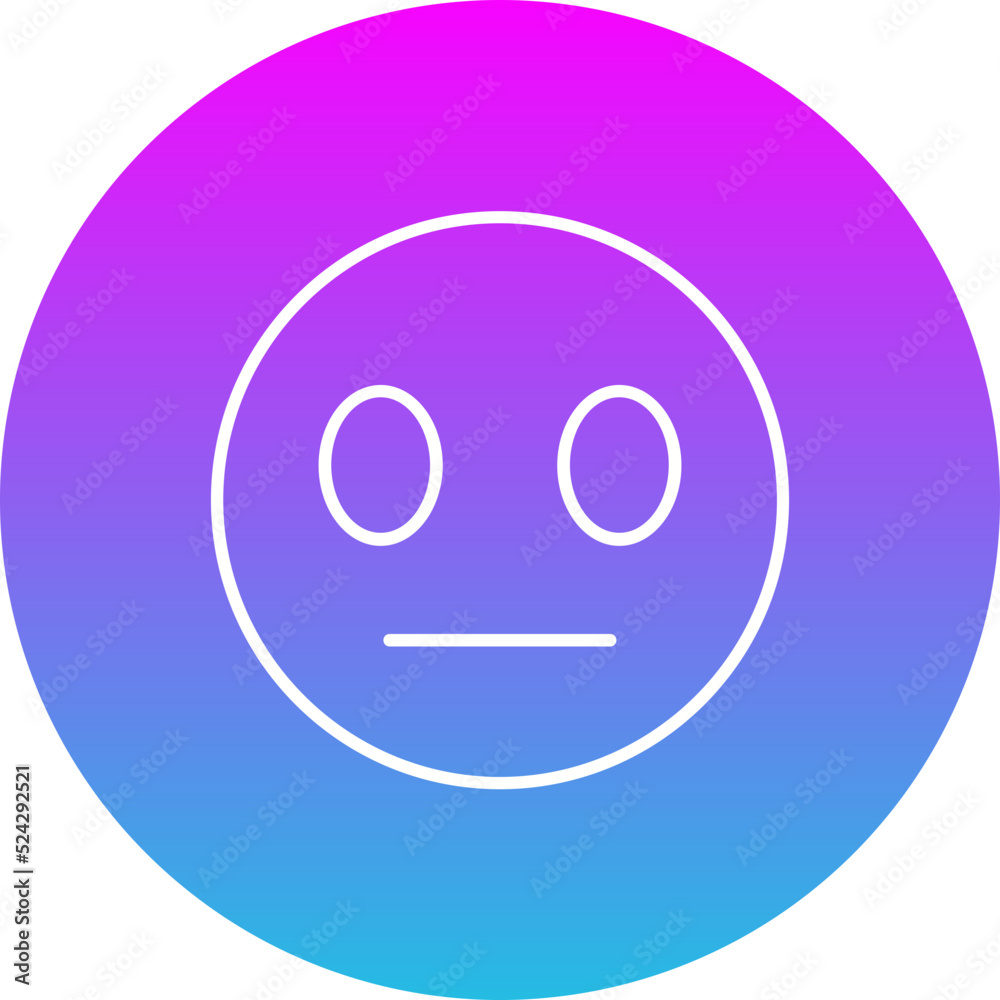 Neutral Gradient Circle Line Inverted Icon Neutral Gradient Circle Line Inverted Icon
