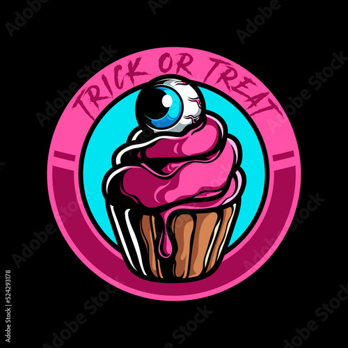 EYES TOPPING CUP CAKES HALLOWEEN