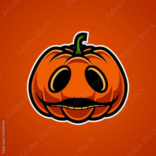 SAD PUMPKINS HEAD HALLOWEEN POSTER