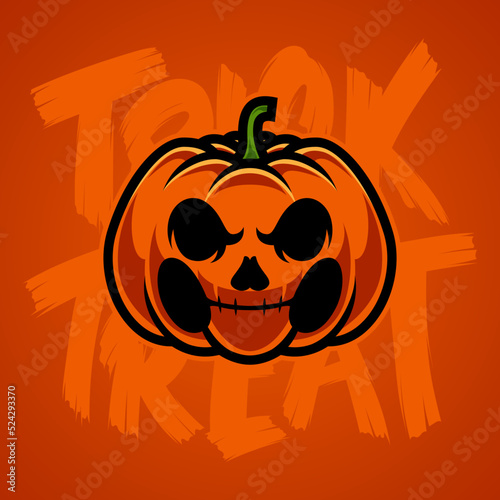 TRICK OR TREAT PUMPKINS HEAD