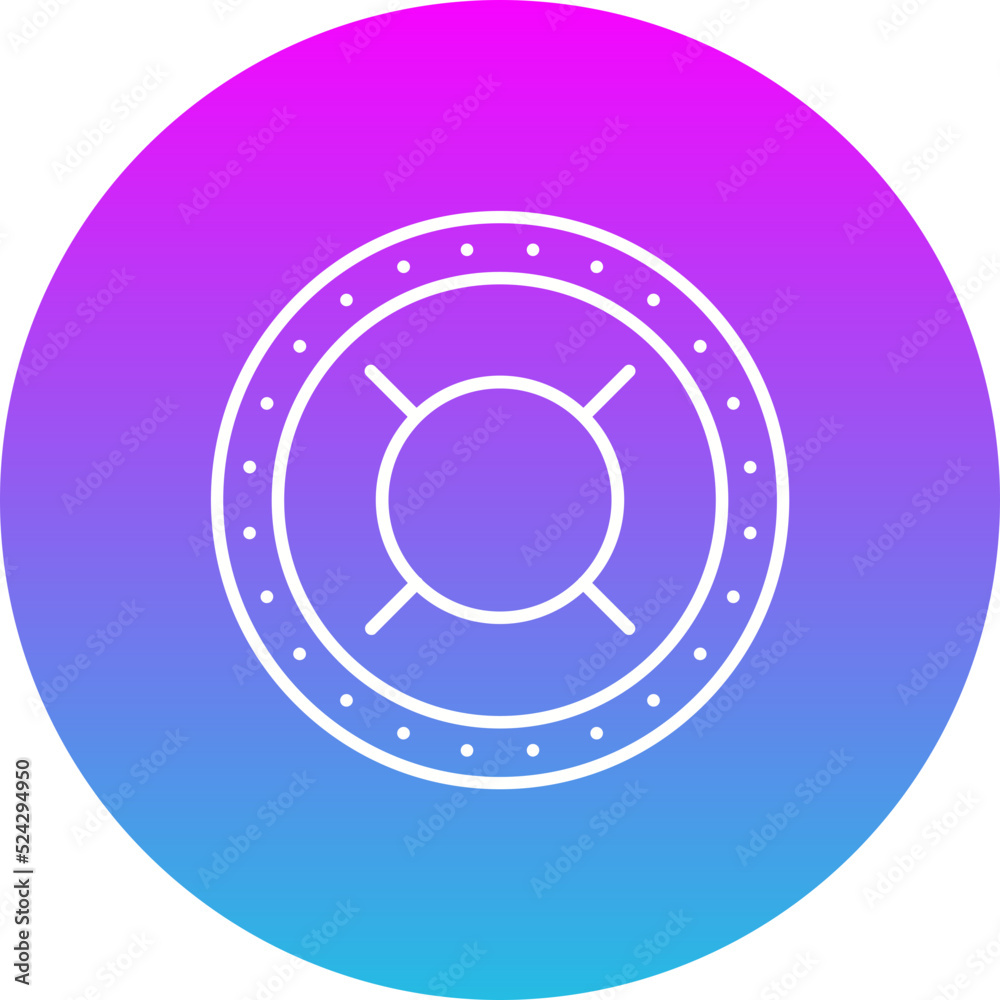 Generic Gradient Circle Line Inverted Icon Generic Gradient Circle Line Inverted Icon