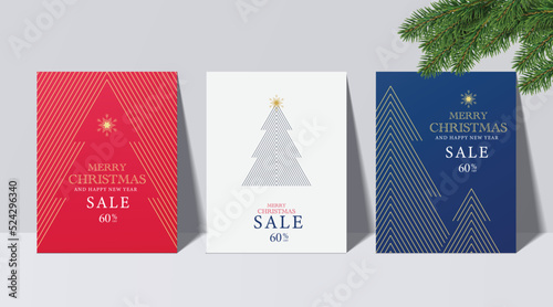 greeting cards for Christmas and New Year background.