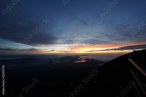 富士山 8合目付近からの日の出