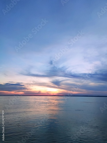 Sunset over amazon river  © Vladimir