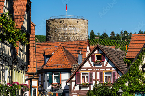 Facherkhäuser in der Altstadt von Besigheim photo