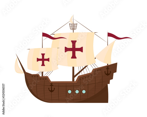 old sail ship