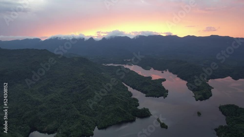 The Mountains and Fjords of Milford Sound and Doubtful Sound, New Zealand. Bengoh Valley, Sarawak.