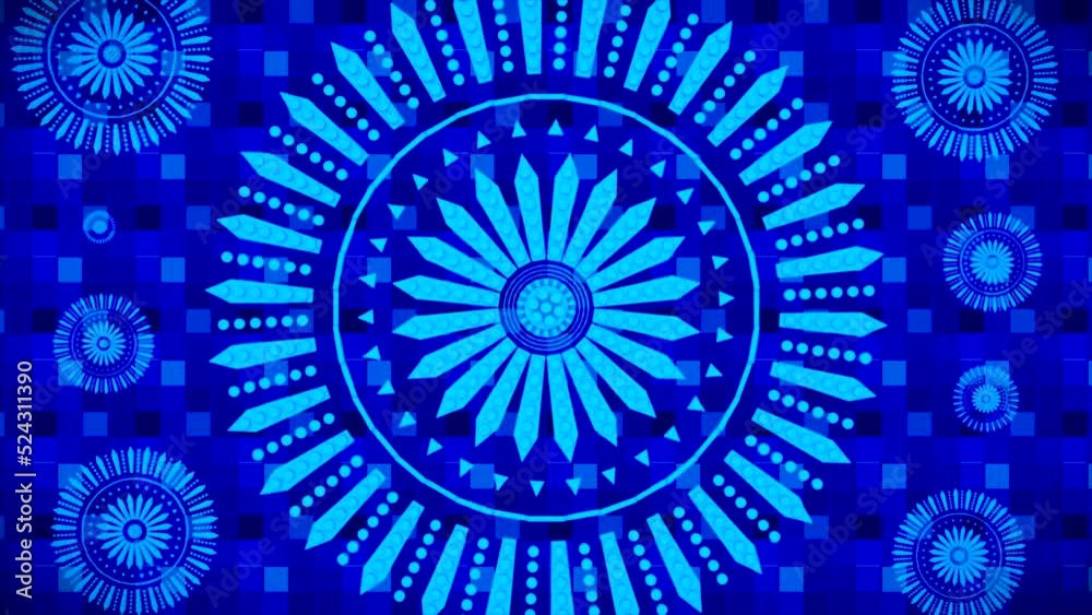 Broadcast Spinning Hi-Tech Patterns, Blue, Technology, 3D, Loopable, 4K Broadcast Spinning Hi-Tech Patterns, Blue, Technology, 3D, Loopable, 4K