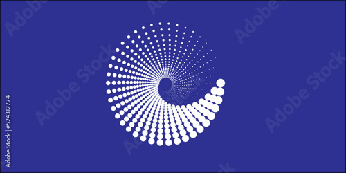 spiral dots wallpaper, image 