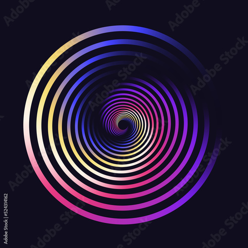 Vector Abstract Line Design Background