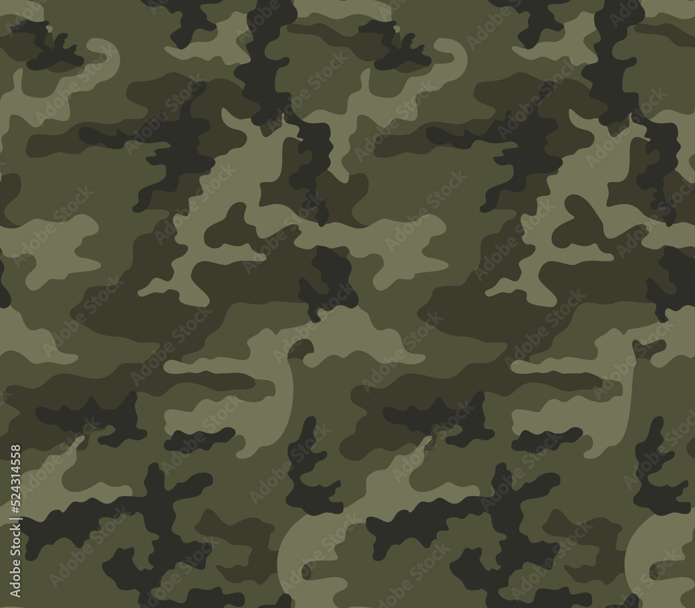 Army camouflage background, classic military shape pattern, forest coloring. Disguise
Army camouflage background, classic military shape pattern, forest coloring. Disguise
