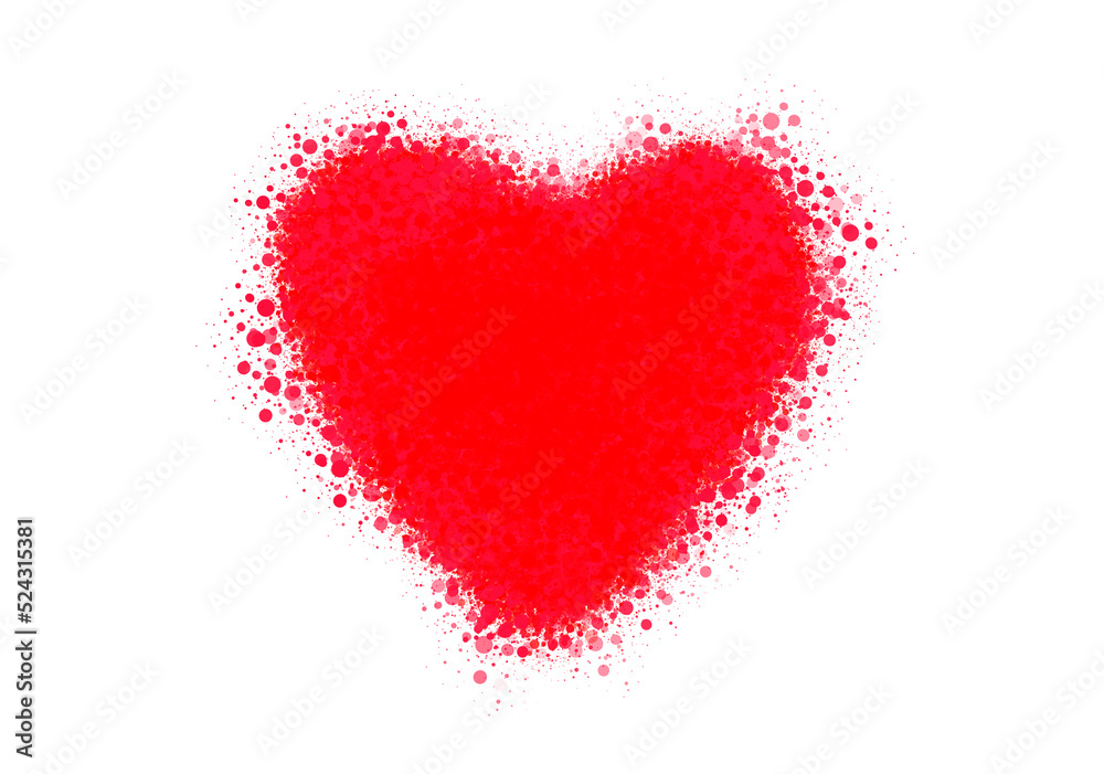 Valentine heart symbol.