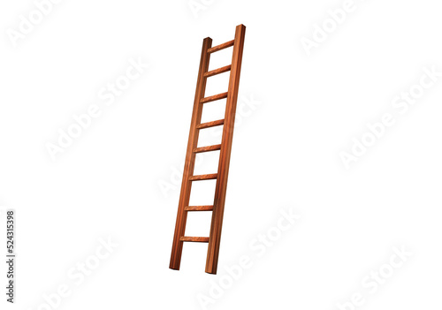 Wooden ladder photo