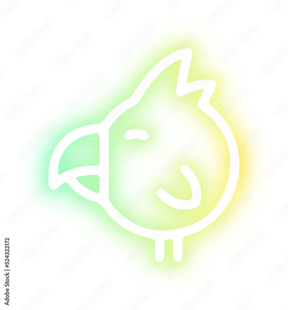 Collection of animal neon