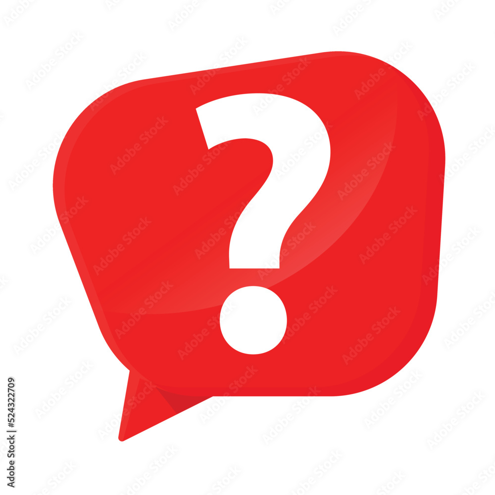 red question mark red question mark