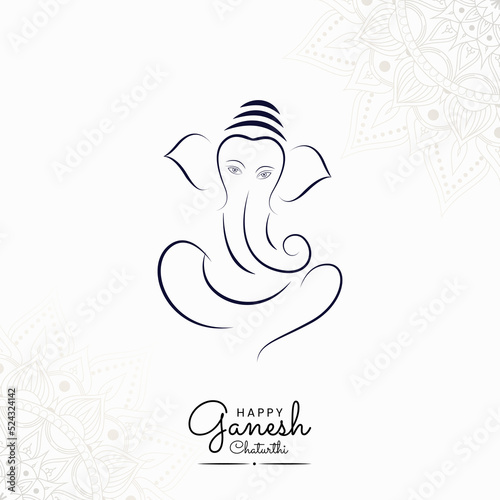 Happy Ganesh Chaturthi Social Media Post Design