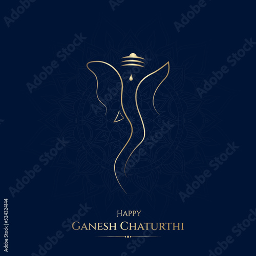 Happy Ganesh Chaturthi Social Media Post Design