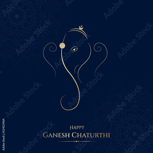 Happy Ganesh Chaturthi Social Media Post Design