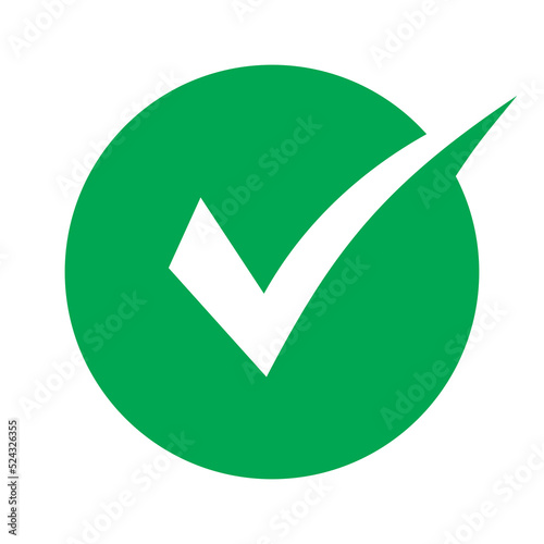Free Download white check mark in green circle - GFXLoad