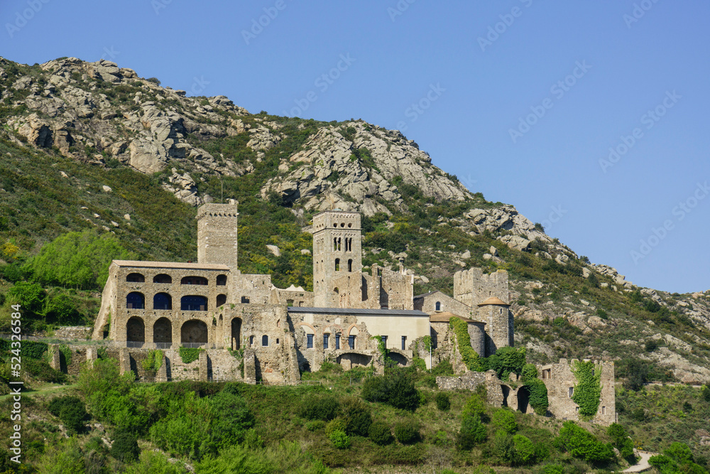 Sant Pere de Rodes, siglos VIII- IX, Parque Natural del cabo de Creus, Girona, Catalunya, Spain