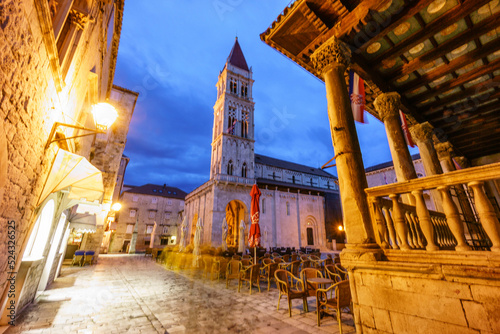 catedral de San Lorenzo,1240,  -catedral de San Juan-, Trogir, costa dalmata, Croacia, europa photo