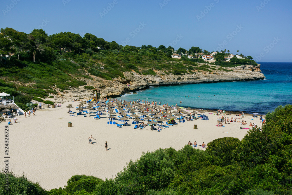 Cala Mendia, Manacor, costa de Llevant. Mallorca, Islas Baleares. Spain