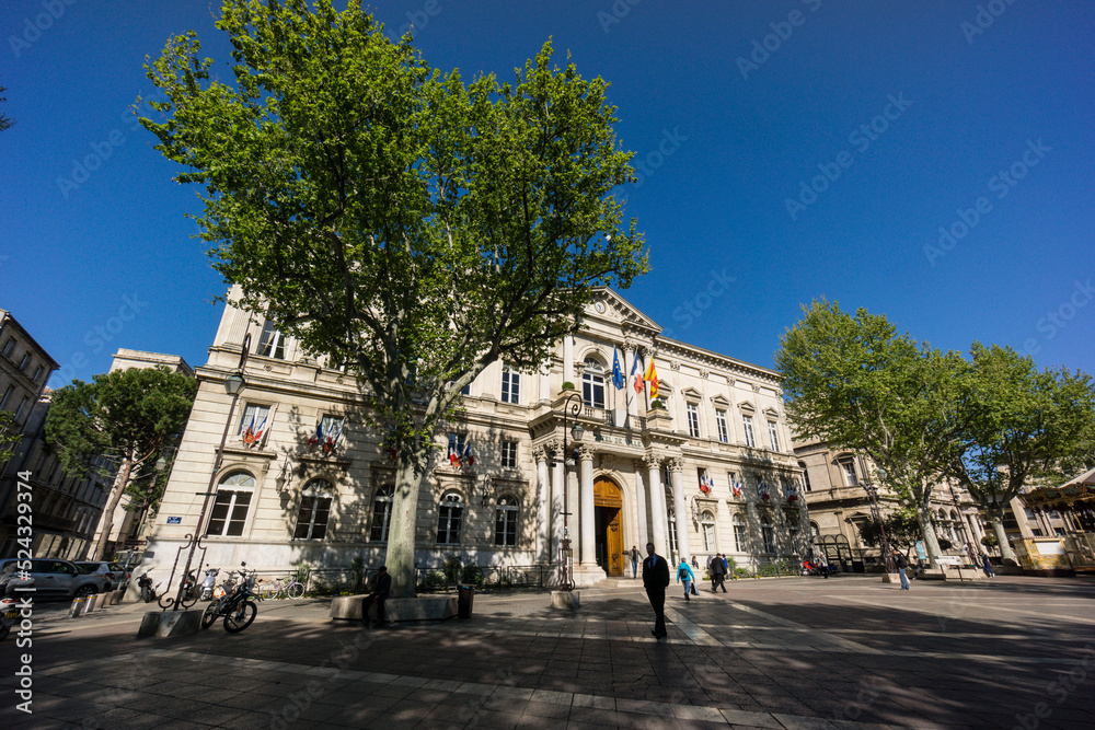 ayuntamiento - Hotel de la Ville-, plaza de Horlage, Avignon,Francia, Europa