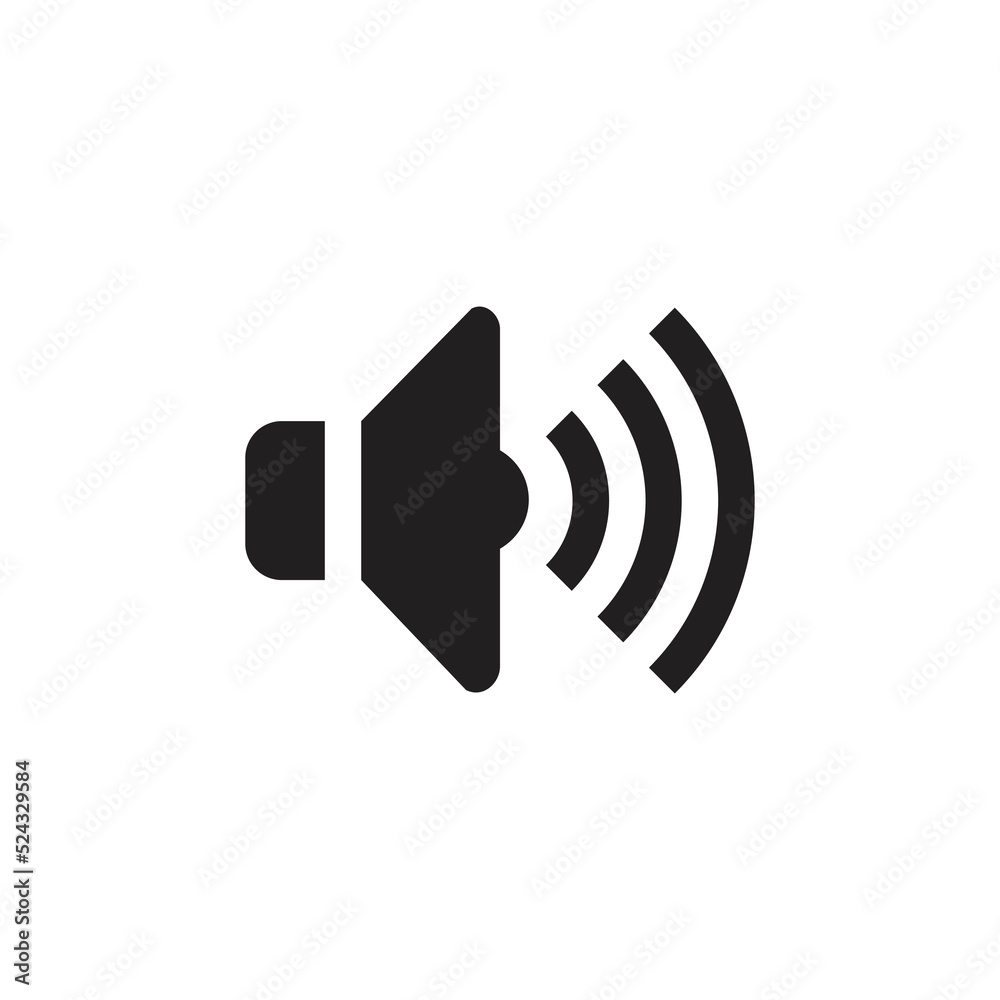 speaker icon vector illustration black and white speaker icon vector illustration black and white